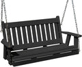 Mission Poly Lumber Wood 5FT Porch Swing Amish Craftsmandship Made in USA HDPE by Unknown