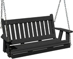 Mission Poly Lumber Wood 5FT Porch Swing Amish Craftsmandship Made in USA HDPE by Unknown