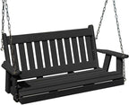 Poly Lumber Wood 4FT Mission Porch Swing Amish Craftsmandship Made in USA HDPE by Unknown