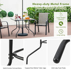 Tangkula 35 Inch Patio Dining Table - Image 6
