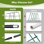 Cucumber Trellis for Raised Bed, 63 Inch A-Frame Garden Trellis for Climbing - Image 5