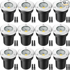 LED Landscape Lights, 12 Pack 7W Ground Lights by Unknown