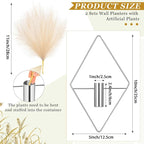 2 Pieces Wall Decor Hanging Planters - Image 2