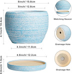 SQOWL Ceramic Planters for Indoor Plants - Image 3