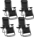 NEWBULIG Zero Gravity Chair Set of 4, Lounge Chair Folding Portable Adjustable by NEWBULIG