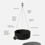 Veradek Mason Series Hanging Kona Planter - Image 2
