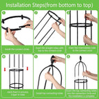 2 Pack 5Ft Tall Garden Obelisk Trellis - Image 5