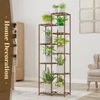 Bamworld 62 " Tall Plant Stand for Indoor Plants Outdoor Corner Plant Shelf - Image 5