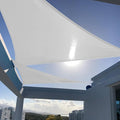 SUNNY GUARD Custom Size 5'x5'x7.1' Silver Grey Sun Shade Sail Right Triangle UV by SUNNYGUARD
