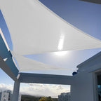 SUNNY GUARD Custom Size 9'x18'x20.1' Silver Grey Sun Shade Sail Right Triangle by SUNNYGUARD