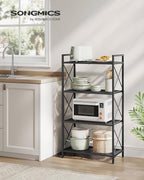 SONGMICS 4-Tier Metal Storage Rack, Shelving Unit - Image 2