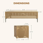 Grand patio 15-Piece Patio Furniture Set - Image 7