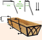 HFHOME 24 inch Window Deck Rail Planter - Image 6