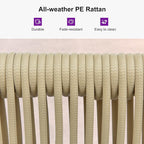 PURPLE LEAF 5 Pieces Patio Dining Set - Image 2