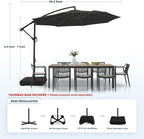 wikiwiki 10ft Patio Umbrella - Image 6
