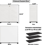 Outdoor/Indoor Storage Box, Resin and Plastic Storage Cabinet Waterproof - Image 4