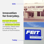 Feit Electric BR30 LED Light Bulb, 65W Equivalent, 650 Lumens, E26 Standard Base - Image 10