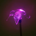 Solar Powered Outdoor Garden LED Light Color Charging Figurine Stake Landscape - Image 6