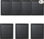 USB-C to Ring Barrel Plug 7Pack 4W Solar Charger by Paodekua