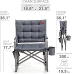 EVER ADVANCED Lightweight Folding Rocking Camping Chair, Padded Portable Rocker - Image 6