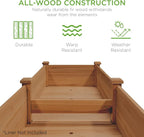 Best Choice Products 72x24x30in Raised Garden Bed, Elevated Wood Planter Box - Image 4