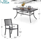 PHI VILLA 7 Piece Outdoor Dining Set - Image 9