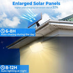 Peasur Solar Motion Lights Outdoor, 318 LED Solar Security Light - Image 3