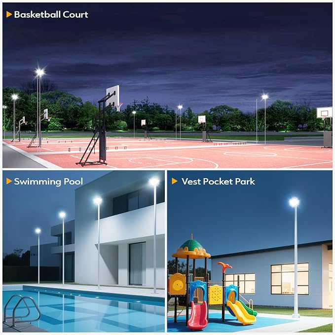 2 Pack LED Flood Lights Outdoor, 200W 20000LM Super Bright Floodlight Outside - Image 7