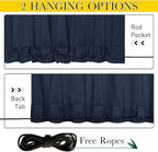 NICETOWN 2 Panels Gazebo Curtains Outdoor Waterproof & Windproof, Top and - Image 4