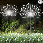 2 PCS Solar Firework Light, Outdoor Solar Garden Decorative Lights 120 LED by YOTOZU