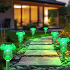 Solar Lights Outdoor, St Patricks Day 8 Pack Mushroom Landscape Lights - Image 5