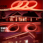AC 110V COB LED Strip Lights Outdoor Waterproof 65.6ft, IP65 Flexible Cuttable - Image 4