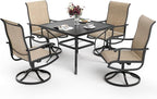 Pamapic Textilene Outdoor Dining Chair 1 Piece by Pamapic