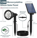 Solar Spotlight Outdoor, Bright 7-LED Flag Pole Spot Light - Image 7