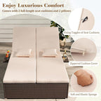 Tangkula Outdoor Rattan Daybed - Image 4