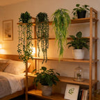 4 Pack Artificial Plants Wall Hanging Fake Plants Indoor - Image 8
