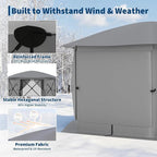 13x13FT 6-Sided Pop Up Gazebo Tent，One-Push Setup Canopy Tent - Image 2