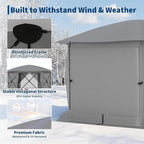 11.5x11.5FT 6-Sided Pop Up Gazebo Tent，One-Push Setup Canopy Tent - Image 2