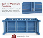 Stoog Outdoor Bench & Chairs Set, All-Weather Patio Furniture Set, Include 2 - Image 3