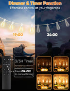 Brightever 120FT LED Outdoor String Lights - Image 4