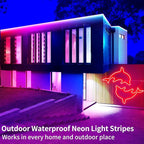 50ft RGB LED neon Rope Lights LED neon Lights - Image 5