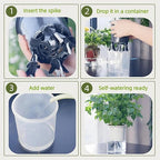 GreenShip 4-Pack Patented Self-Watering Spikes – DIY Plant Watering System - Image 3