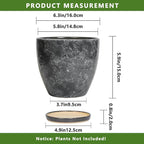 6.3 Inch Plant Pot - Image 3