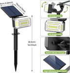 102 LED Solar Spot Lights Outdoor Waterproof IP65, Adjustable Landscape - Image 6