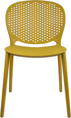 2xhome Set of 4 Patio Dining Chairs | Modern Stackable Outdoor Pool Side Chair - Image 6