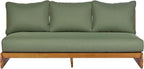 Christopher Knight Home Poppy Acacia Wood Outdoor 3 Seater Sofa - Image 4