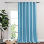 NICETOWN Blackout Sliding Glass Door Curtains, Room Darkening Thermal Insulated by NICETOWN