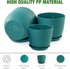 Flower Pots 10/9/8 inch, Plant Pots - Image 4