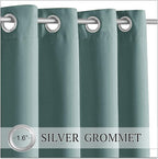RYB HOME Outdoor Curtains for Patio, Waterproof Blackout UV Protection Outside - Image 2