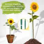 10 Pack Height Adjustable Plant Support Stakes, Metal Plant Stakes - Image 4